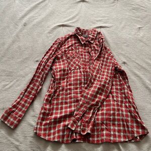 Eddie Bauer Red Plaid Shirt